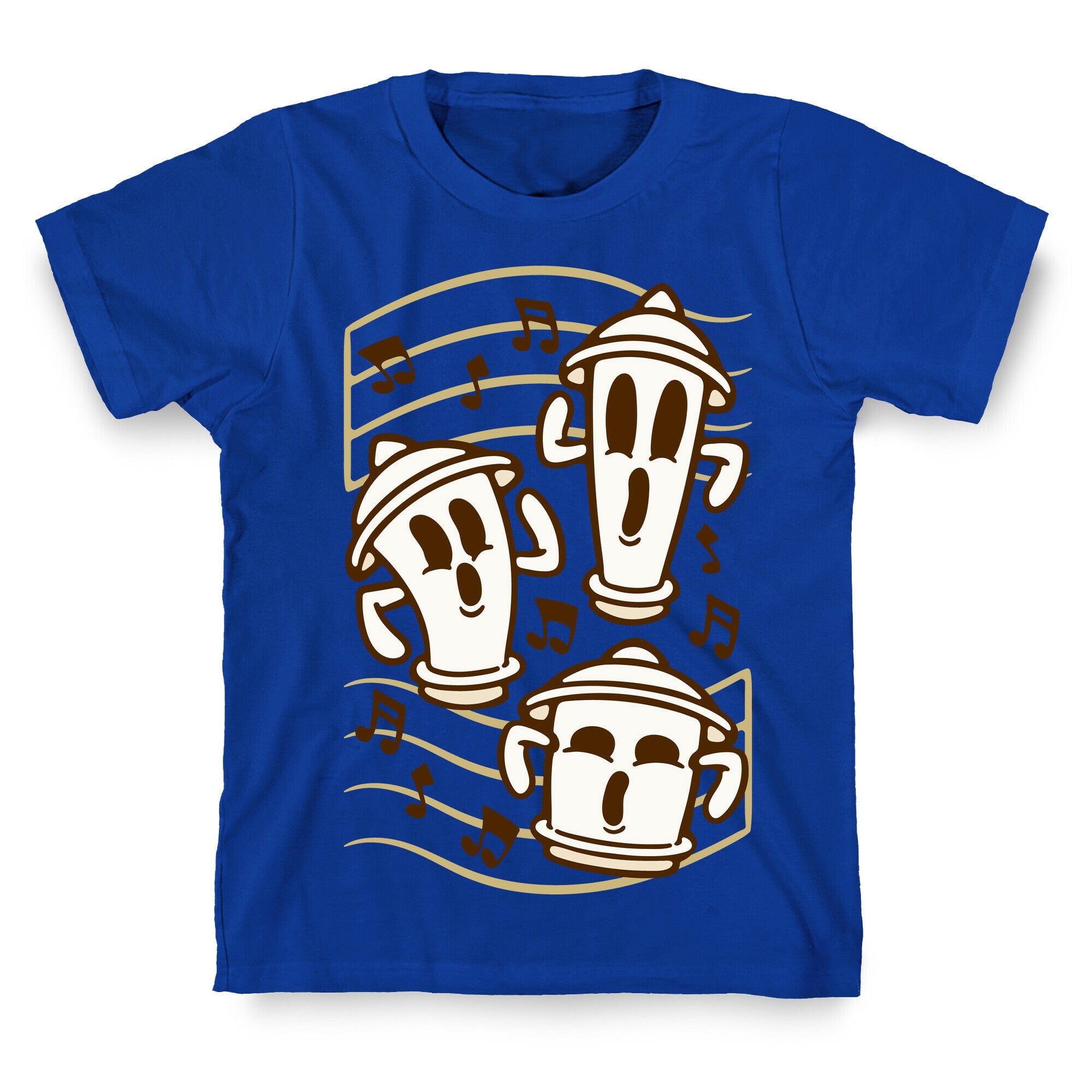 Singing Cartoon Clay Figures Parody T-Shirt